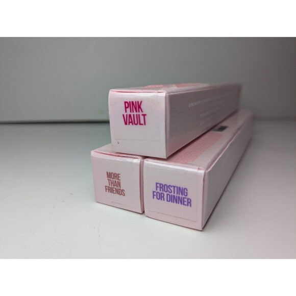 Jeffree Star 3 Supreme Gloss More Than Friends, Pink Vault, Frosting For Dinner - Picture 1 of 2